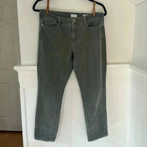 J. Jill Denim Authentic Fit Cropped Gray Denim Jeans size 4